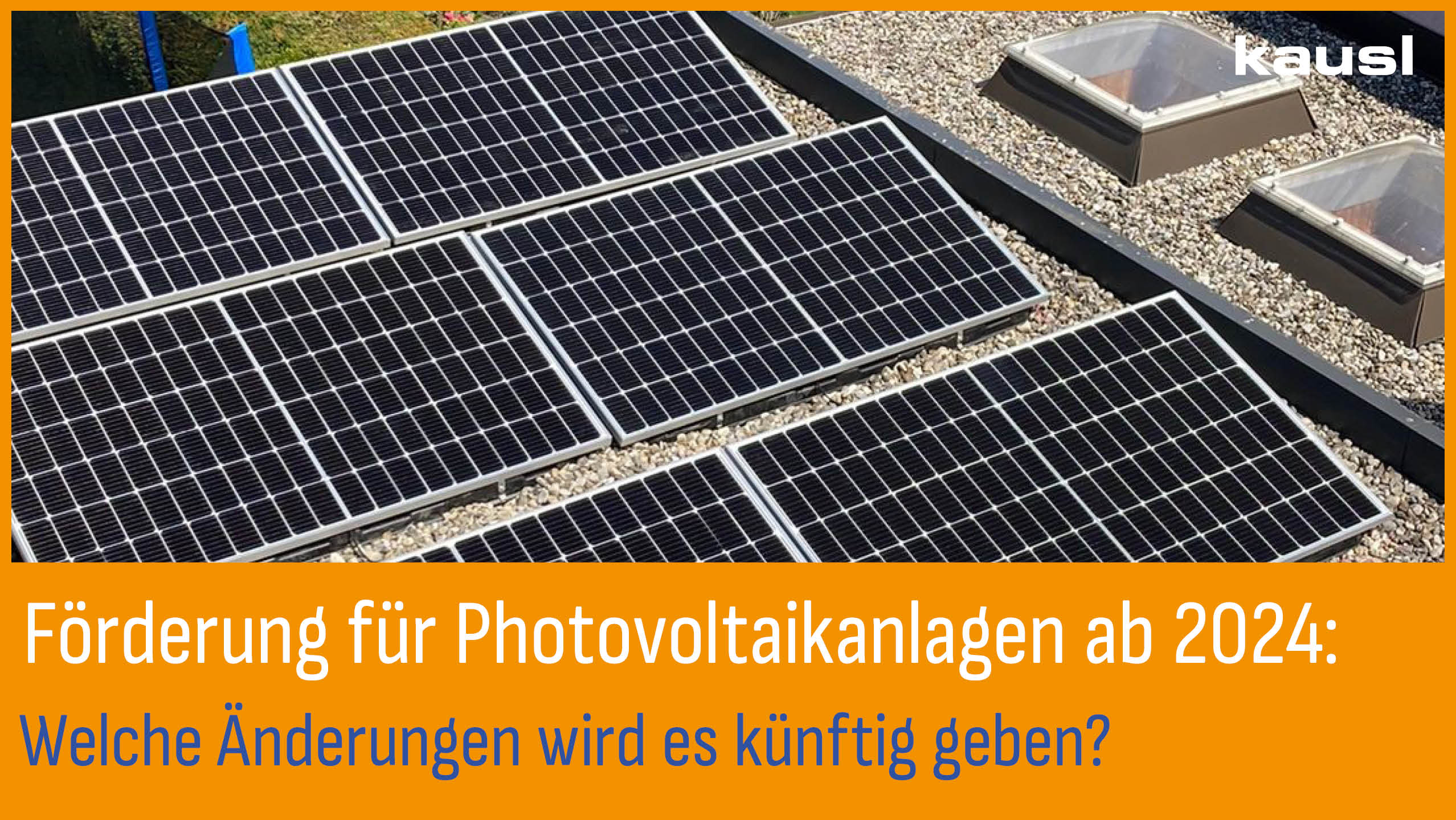Förderung für Photovoltaik 2024