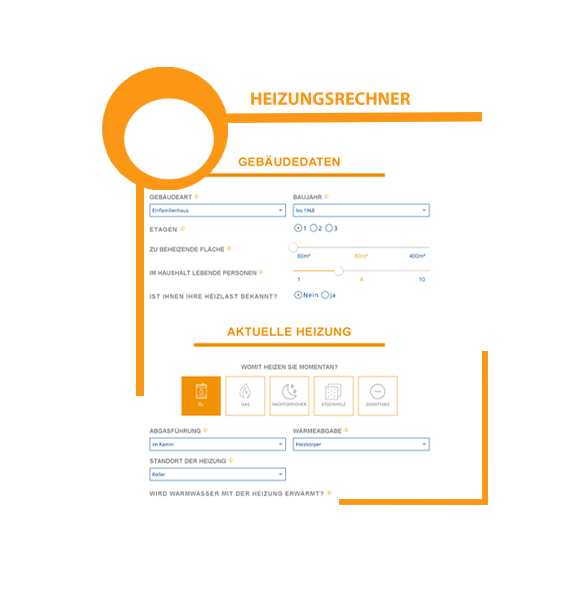 Heizung sanieren und Heizung Neubau Angebot holen