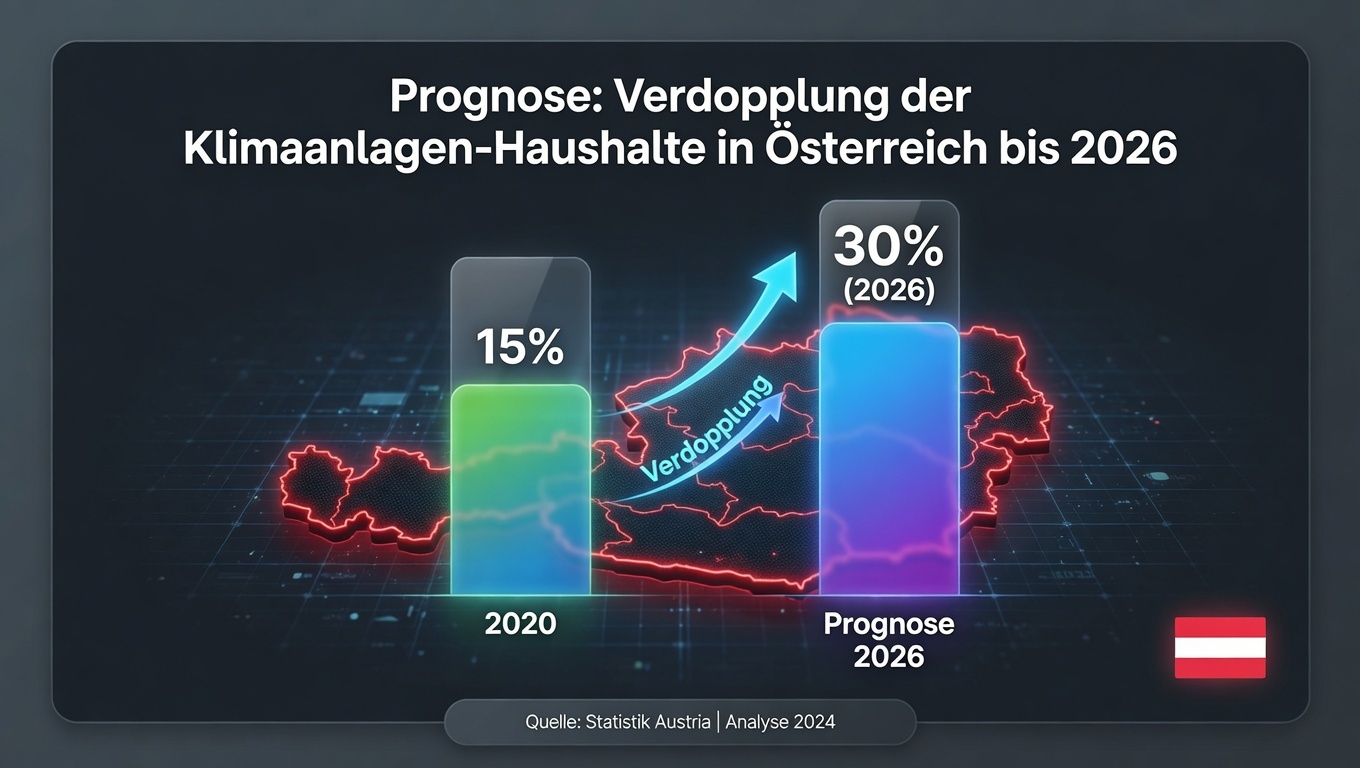 Klimaanlage kühlt nicht: Statistik in Östereich 